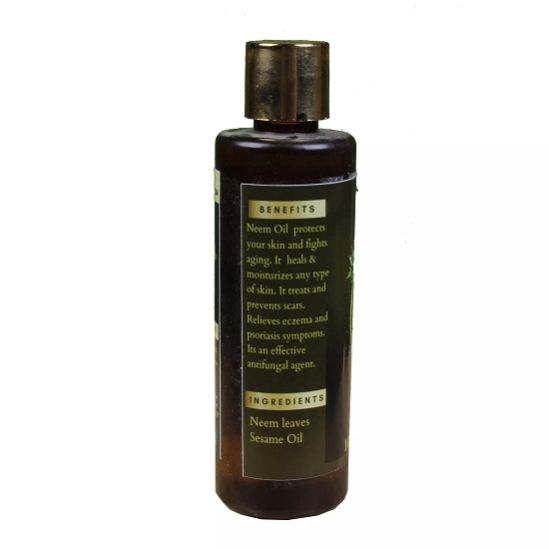 Gomata's Neem Oil is Sesame Oil Based Oil of Neem Leaves in Ayurvedic